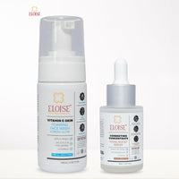 Eloise Face wash & Hydraboost serum Combo |Vitamin C, Blemish Control Face wash | Hyaluronic Acid Serum | Skin Care Gift set | Premium Gift for Men & Women | All Face Type