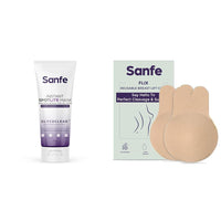 Sanfe Instant Spotlite Mask For Dark Underrams Neck & Body Flix Reusable Boob Lift Cups for Breast Push Up Braless Padded Rabbit (Nude) A-C cup size - 2 pieces Boob Lifter Push Up Bra