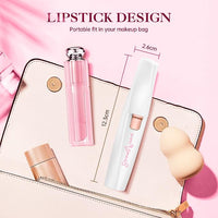 Facial Hair Removal Machine | Eyebrow Trimmer & Epilator | Trimmer For Women Private Part | 2 In 1 Trimmer 400 mAh Battery 1 Year Warranty | Painless Hair Removal Machine | Nose Hairs Remover