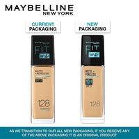 Maybelline New York Fit Me Matte+Poreless Liquid Foundation Medium Coverage For Oily Skin oil, 128 Warm Nude, 30Ml With Spf Fit Me Matte + Poreless Setting Spray, 60 Ml, Pack Of 1