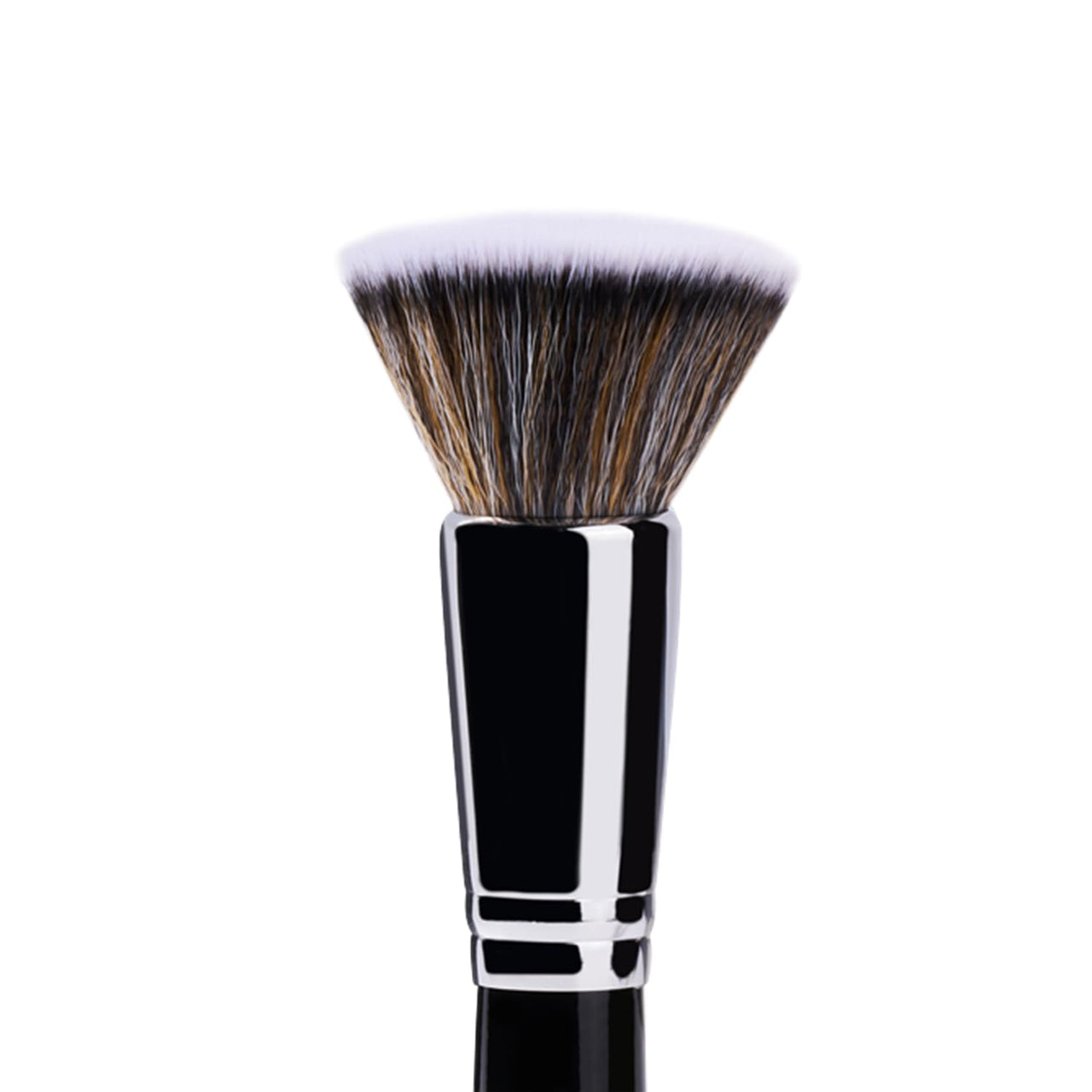 PAC Makeup Kit Foundation Brush | Synthetic Bristle Makeup brush | Face Brush for Cream, Liquid And Powder Formulation | Medium Coverage Application | Black - 1 Brush