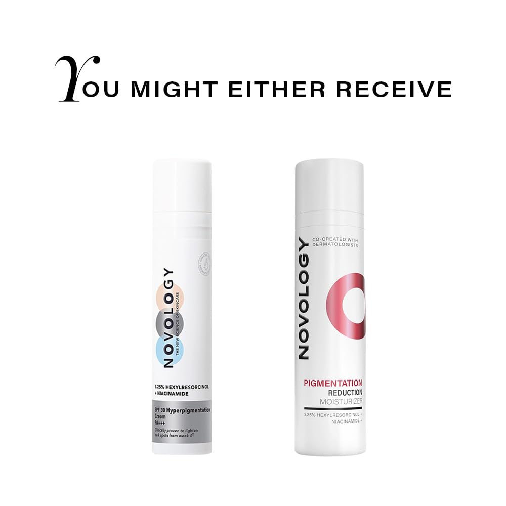 Novology Pigmentation Reduction Moisturiser for Dark Spots, Acne Marks and Uneven Skin Tone with Niacinamide| Suitable for All Skin Types| 50g