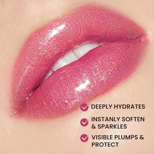 Shopaarel So Obsessed Lip Oil, Ultra-Glossy, Long-Lasting Comfort, Nourishment and Hydration, Lip Gloss, Fuller & Plump Lips, Lightweight, Non-sticky- 8 gm, Juicy