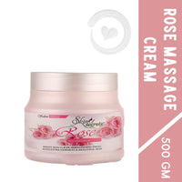 Skin Secrets Rose Massage Cream with Rose Essential Oil| Paraben Free, Cruelty Free & vegan (500gm)