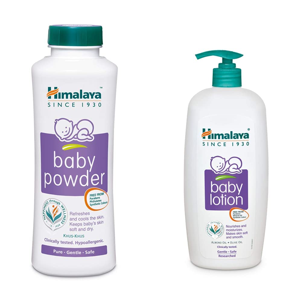 Himalaya Baby Powder (400g) & Himalaya Baby Lotion 700ml