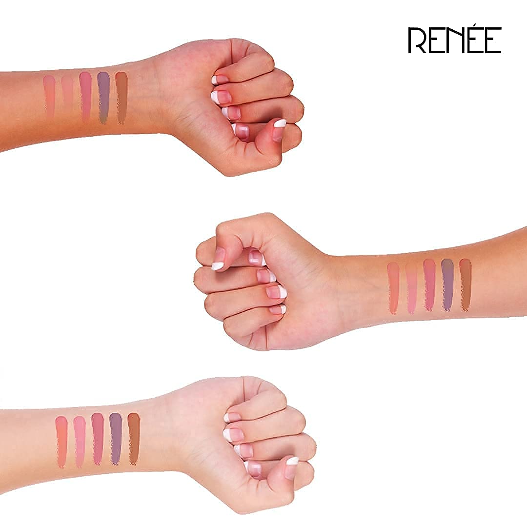 RENEE Lipstick FAB5 (Matte) & Lipstick FAB5 Nude (Matte)