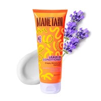 MANETAIN Leave-in Conditioner for Curly Hair 200ml | Lightweight, Moisturizing & Curl-Enhancing | Frizz Control with Slippery Elm, Seaweed & Marshmallow Root Extracts | Hydrated, Defined, & Shiny Curls |