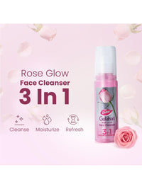 Dabur Gulabari Premium Rose Water – Natural, 400 ml & Dabur Gulabari Rose Glow Face Cleanser, 100 Ml
