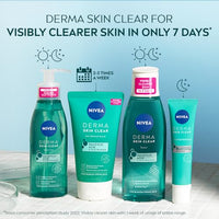 NIVEA Derma Skin Clear Toner (200ml), Cleansing and Hydrating Toner, Salicylic Acid Toner Enriched with Niacinamide to Rebalance the Skin and Remove Impurities, For Blemish-Prone Skin