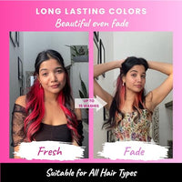 2.Oh! Italian- Pink Hair Color For Women & Men | Ammonia-Free DIY Semi Permanent Hair Color | Enriched with Argan Oil | Lasts upto 12-15 Washes (Pack of 2)