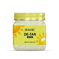 DR.RASHEL De-Tan Scrub For Face & Body (380 Ml) | Revitalizing Tan Removal || Cleanser,Dead Skin|| Blackhead Remover For Deep Exfoliation Scrub