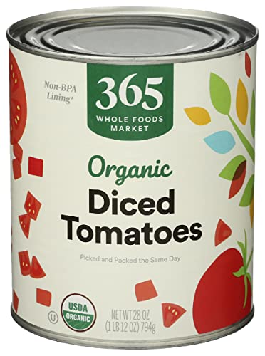 365 Tomatoes Diced Organic, 28 Ounce