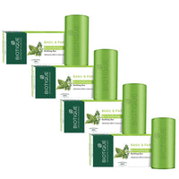 BIOTIQUE BIO BASIL & PARSLEY REVITALIZING BODY SOAP (150G*4PCS) 600G