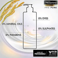 TRESemme Pro Pure Damage Recovery Shampoo, with Fermented Rice Water, Sulphate Free & Paraben Free, for Damaged Hair, 370 ml