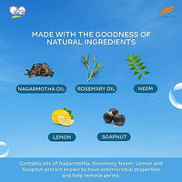 Himalaya Germ Free Baby Laundry Wash 1 L Pouch Liquid, White, (7004801) (Pack of 2)