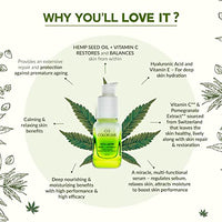 Colorbar Vita Hemp Restoring and Balancing Milk Serum | Nourishing | Pomegranate Scent | Natural | Vitamin C | Hemp seed oil | Hydrating