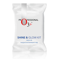 O3+ Shine & Glow Mono Dose Kit for Brightening, Whitening & Even Skin Tone (38g) & O3+ ALPHA MEN Acno D-TAN Scrub With Hyaluronic & Mint 50g - Detan Scrub for TAN removal Combo