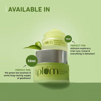 Plum Green Tea Renewed Clarity Night Gel | Normal, Oily, Acne-Prone, Combination Skin | Night Cream For Women | Overnight Repair | 100% Vegan | Paraben Free | 50ml