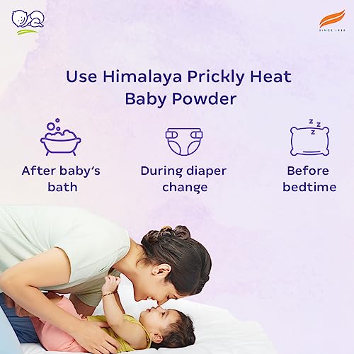 Himalaya Baby Prickly Heat Powder with Vetiver and Neem, Pack of 1 - 200g