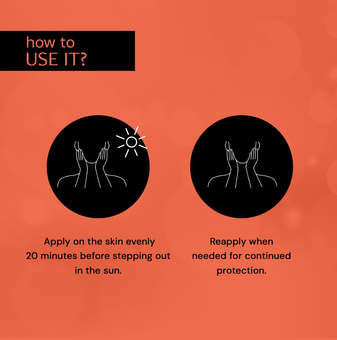 Deconstruct Brightening Sunscreen for Dry Skin with SPF 50+ | 8 hours Long Lasting Dewy Sunscreen | Water Resistant, No White Cast, Quick Absorbing | For Women and Men | 50gm (Pack of 2)