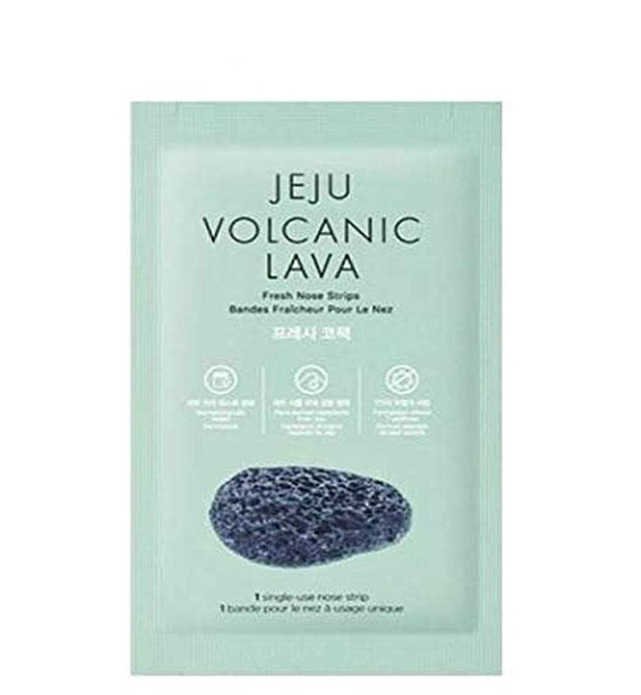 The Face Shop Jeju Volcanic Lava Fresh Nose Strips, 7 g