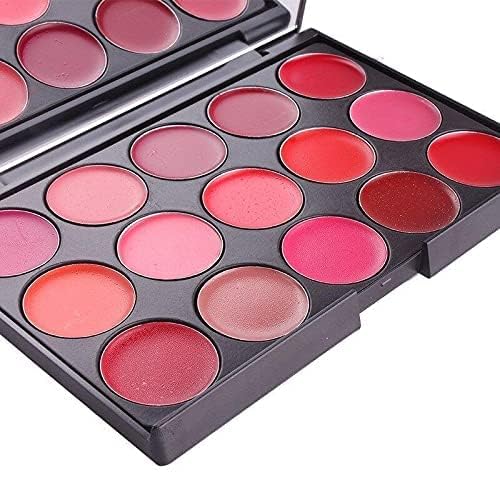 Huda Girl 15 CLR Lip Palette - Pink, Red, Nude & Brown Shades- Waterproof Lipstick Pallete - Smooth Finish MATTE LIPSTICK WOMEN AND GIRLS Travel Friendly Lipstick