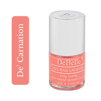 DeBelle Glossy Finish Gel Nail Polish De Carnation (Blush Pink Nail Paint), 8 ml