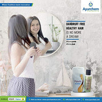 Vipula Natural Ayurvedic Herbal Ultimate Hair care kit for Hair Fall Control & Hair Growth-Hair Oil & Shampoo Combo Pack for Damaged Dry & Frizzy Hair, Anti-Dandruff Shampoo,Oil for Grey Hair - 100ml