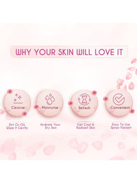 Dabur Gulabari Premium Rose Water – Natural, 400 ml & Dabur Gulabari Rose Glow Face Cleanser, 100 Ml