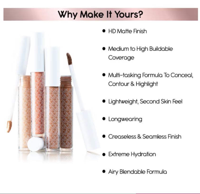 HD Liquid Concealer - 100Y Light (3.8ml)