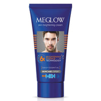 Meglow Skin Brightening & Whitening Cream For Men | Face Cream For Glowing Skin with Vitamin E | Reduces Dark Spots, Prevents Pigmentation, & Evens Skin Tone | 30g