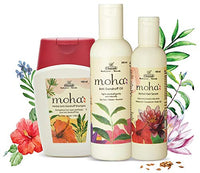 moha: Anti-Dandruff Hair Care Kit Which Includes Herbal Anti-Dandruff Shampoo (100 Ml) + Anti-Dandruff Hair Oil (200 Ml) + Herbal Hair Serum (100 Ml) For Healthy Hair | Unisex Product
