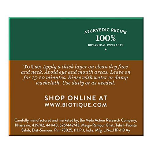 Biotique Bio Neem Purifying Face Wash, 200ml & Bio Clove Purifying Anti Blemish Face Pack, 75g