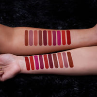 RENEE Stay Forever Matte Liquid Lipstick Combo | Transfer & Smudge-Proof | Long Lasting | Infused with Vitamin E & Jojoba Oil | Perfect for Gifting, Wedding & Special Occasions | Travel Pack of 10