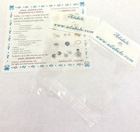 2 Strands Adabele Natural Raw Clear Crystal White Quartz Nugget Rough Gems Stone (30 Inch Total) Chakras Healing Gemstone Loose Beads GA-C1 White Quartz/Clear Crystal 2