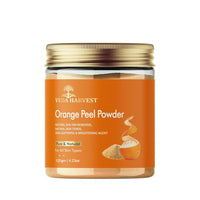 VEDAHARVEST Orange Peel Powder 120 gm For Pure Natural & Organic For Skin Lightening Face Pack, Vitamin C And Antioxidants Add Glow, Cruelty-Free & Vegan