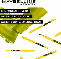 Maybelline New York Colossal Kajal Pencil, Black, Combo Pack Of 3, Matte Finish