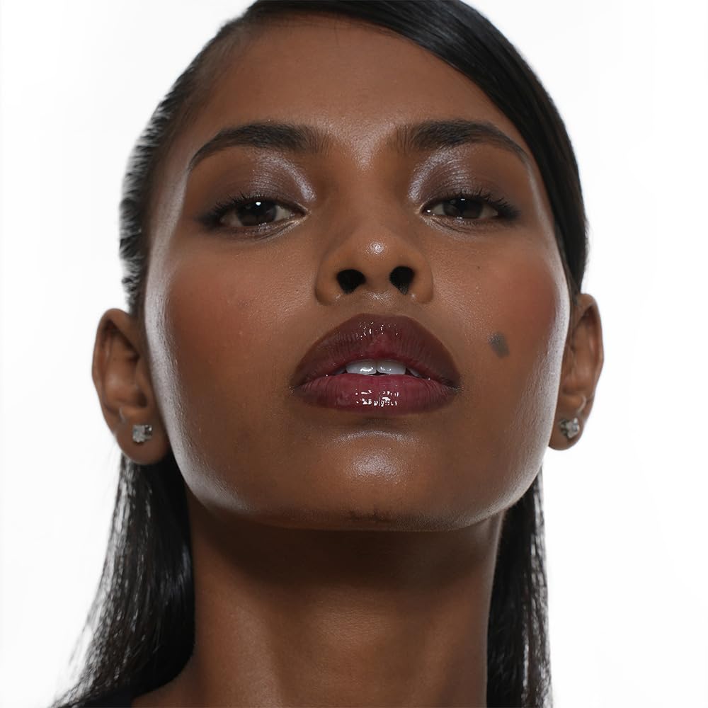 FAE Beauty Peptide Lip Gloss | With Passionfruit Oil & Argireline to Smoothen, Even, and Soften Lips | Non Sticky | Hydrating | Vegan | Shade Thriving | Warm Plum Jam