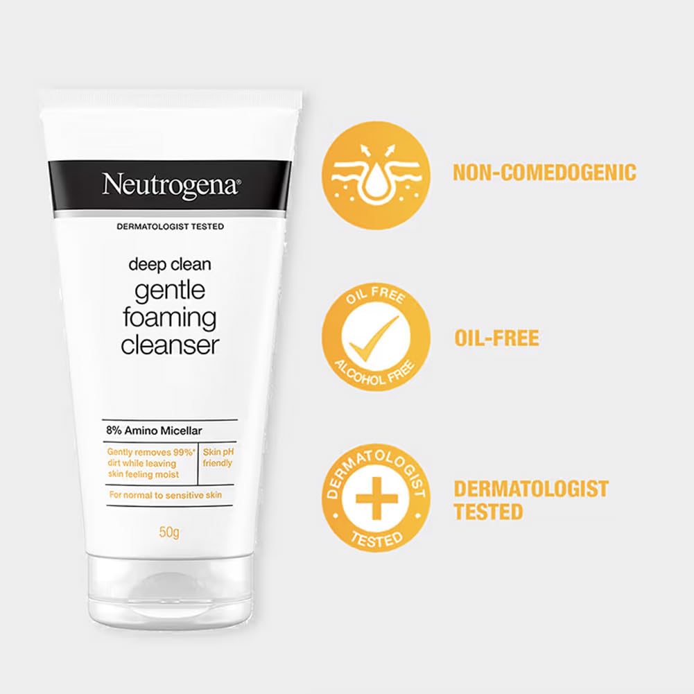 Neutrogena Deep Clean Foaming Cleanser, 50g