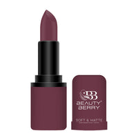 Beauty Berry Soft & Matte Moisturizing Velvet Lipstick For Women - Long-Lasting, Hydrating, High-Pigment Color. (Shade 07)