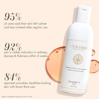 VEDICDERM Oleander Psoriasis Skin Care Oil Natural, Steroid-Free Formula for Dry, Itchy, and Flaky Skin Helps Soothe Irritation, Redness, & Promote Hydration, Suitable for Daily Use (200ml Pack of 1)