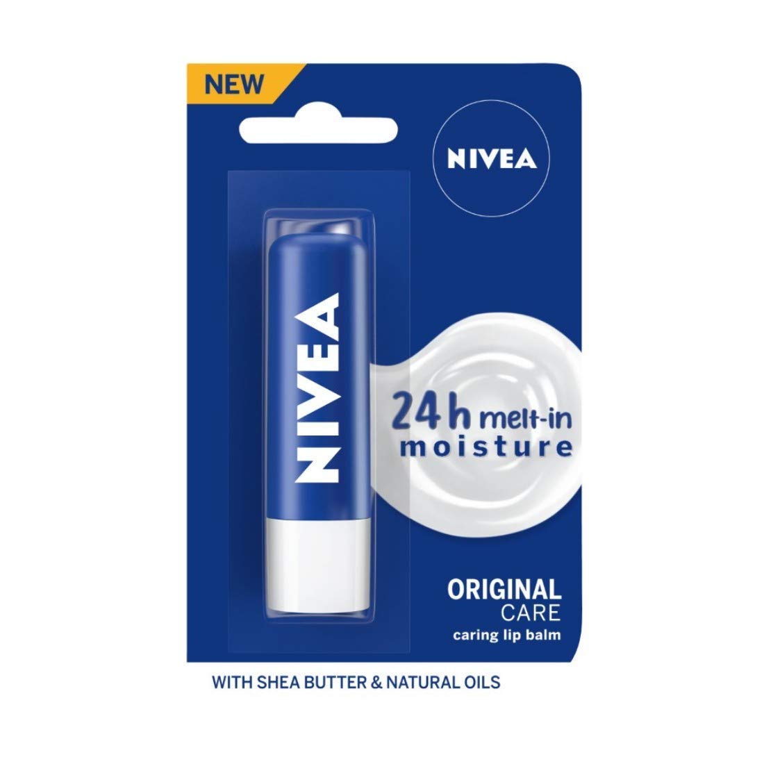 Nivea Essential Care Lip Balm, 4G (Pack Of 3), Blue