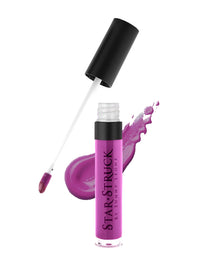STARSTRUCK BY SUNNY LEONE Glossy Liquid Lip Color, Dark Purple | Highly Pigmented, Hi-Shine & Non-Sticky Formula | Lip Gloss For Girls, Women | Purple Taffy