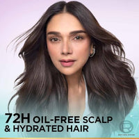 L’Oréal Paris Hyaluron Pure 72H Purifying Shampoo, For oily scalp & dry hair with salicylic and hyaluronic acid, 340 ml