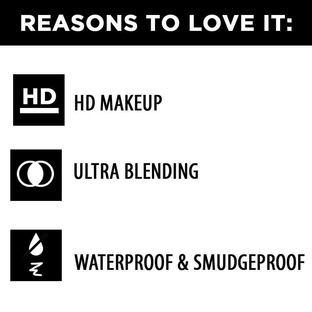 Seven Seas Mousse Foundation & Concealer - Lightweight, Full Coverage Matte Finish with SPF - Long Lasting Foundation for Face Makeup (Natural Beige)