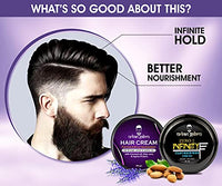 Urbangabru Combo Hair Styling Kit - Clay Hair Wax (100 GM) and Hair Growth Cream (100 GM) (Hair Wax + Hair Cream)