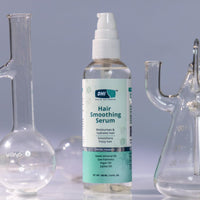 DHI Smoothing Hair Serum For Dry & Frizzy Hair | Moisturises & Hydrates Hair | Smoothness Hair Texture | Enriched with Sweet Almond Oil, Saw Palmetto, Argan Oil & Jojoba Oil | Antioxidant Properties | For Men & Women | Sulphate & Paraben Free | 100 ml