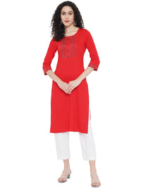 G4Girl Stretchable Cotton Lycra Kurti for Women's