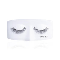 PAC Tapered Eye Lashes for Women (52) | Eye Makeup | Cotton Fake Lashes | No Chemicals or Dyes | Long, Reusable, 3D Natural False Eyelashes Extension (Pack of 1)
