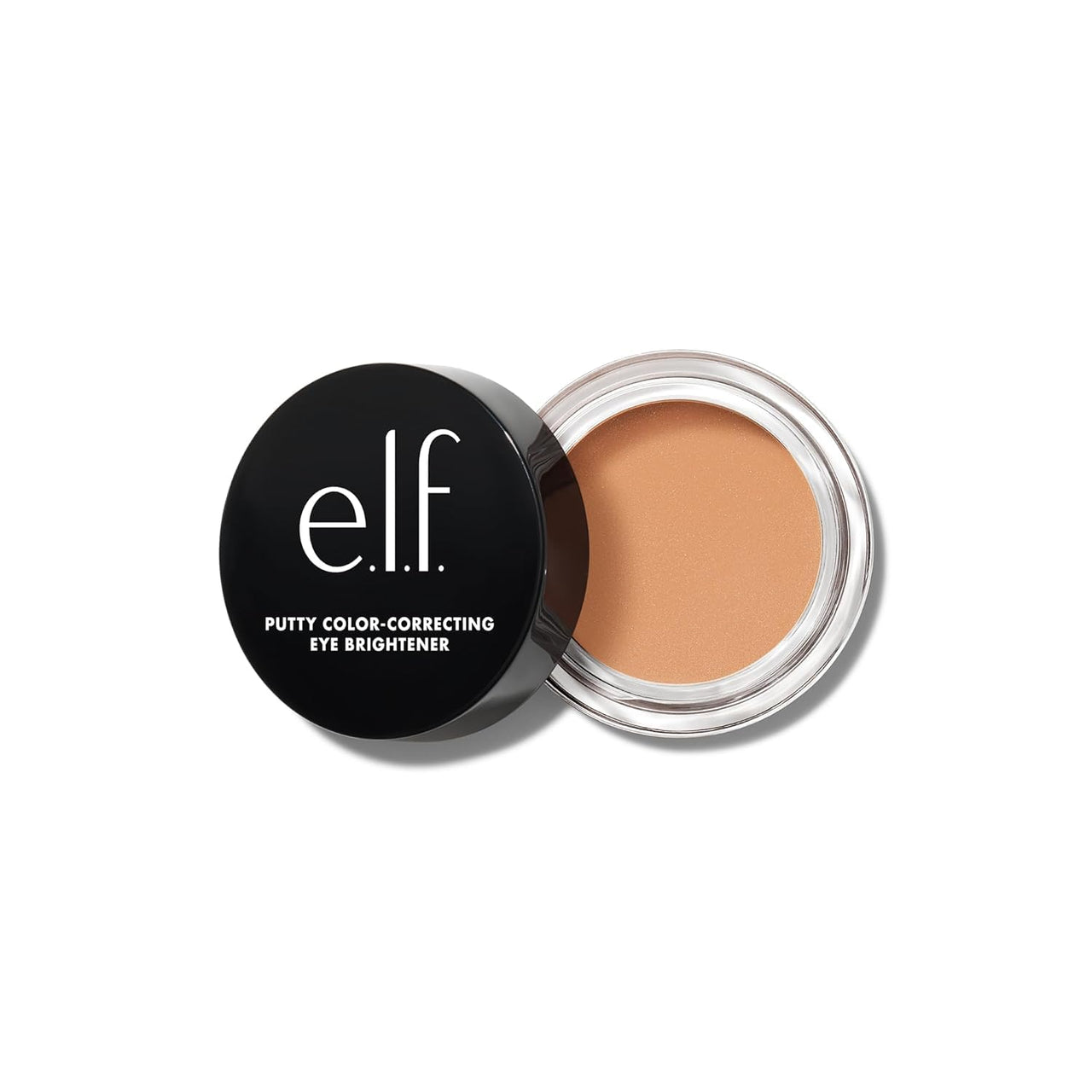 e.l.f. Putty Color-Correcting Eye Brightener, Natural Under-Eye Brightener & Primer Cream Reduces Appearance Of Dark Circles, Vegan & Cruelty-Free, Light And Medium,1 Count